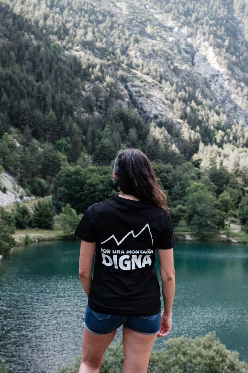 Camiseta manga corta "Por una Montaña Digna"