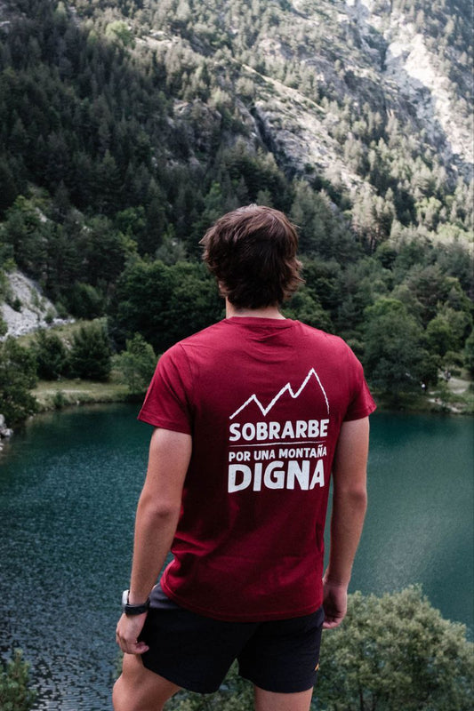 Camiseta manga corta Sobrarbe - "Por una Montaña Digna"